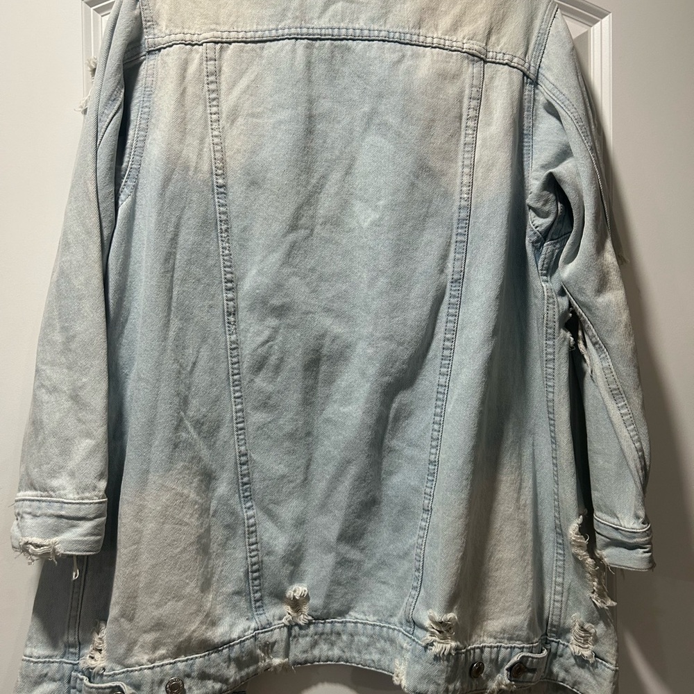 Hot & Delicious Distressed Denim Jacket - Picture 3 of 3